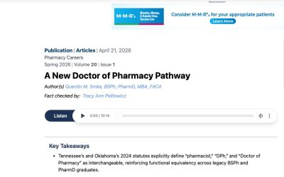 Dean Srnka Publishes Pharmacy Times Article
